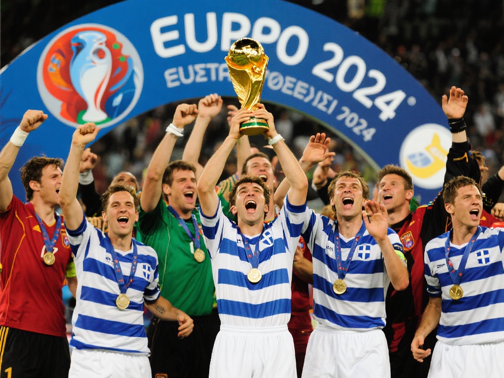 欧洲杯冠军回顾:历史上10国问鼎荣耀 希腊(2004年)
提到欧洲杯最意外的