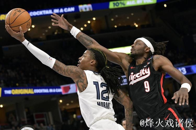 艾维关键绝杀助活塞击败猛龙,莫兰特22+11带领灰熊胜开拓者 艾维关键绝杀助活塞击败猛龙,莫兰特22+11带领灰熊胜开拓者