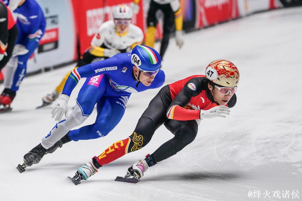 短道速滑世巡赛：中国队晋级男子5000米接力决赛